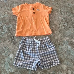 Carters Just One You Baby Polo & Shorts Set 6M